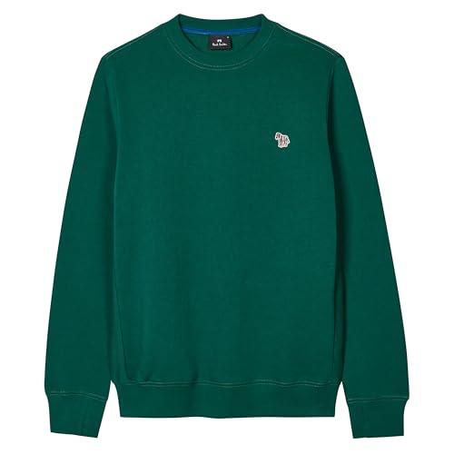 PS Paul Smith Men's Zebra Logo Organic Cotton Sweatshirt, Inky