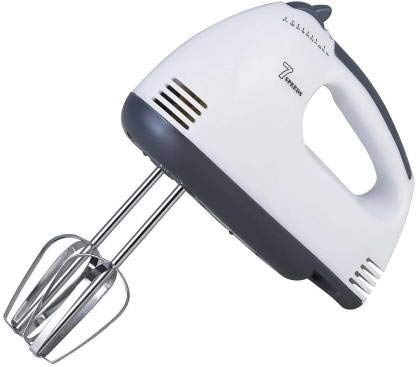 NIJAMRUT Electric 7 Speed Hand Mixer with 4 Pieces Stainless Blender, Bitter for Cake/Cream Mix, Food Blender, Beater for Kitchen || Beater for Cake