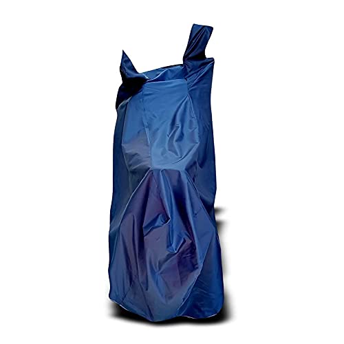 Bhoomika Bike Cover Compabilty R15 V4 with Water Resistant and Dust Proof Premium Polyester Fabric (Blue Stipe) 3