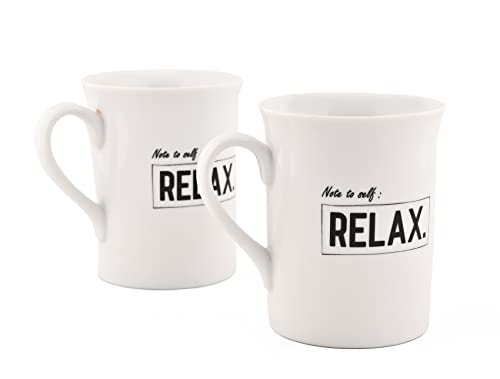 Image of Hitkari Potteries Coffee Mugs Set of 2 | 350ml Coffee Cups & Mug for Women | Home & Kitchen Porcelain Coffee Mugs for Morning & Evening | Food Grand Tea Cups for Gift Birthday