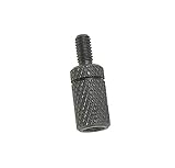 Suxing Thread Adapter M2.5 Outer Thread Shank to 4-48 Inner Thread for Dial Indicator 5mm Diameter 9.5mm Long