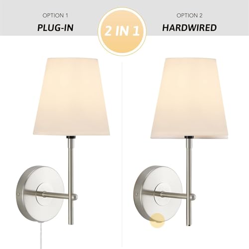 Apliques de pared vintage E14 con enchufe e interruptor en negro 4