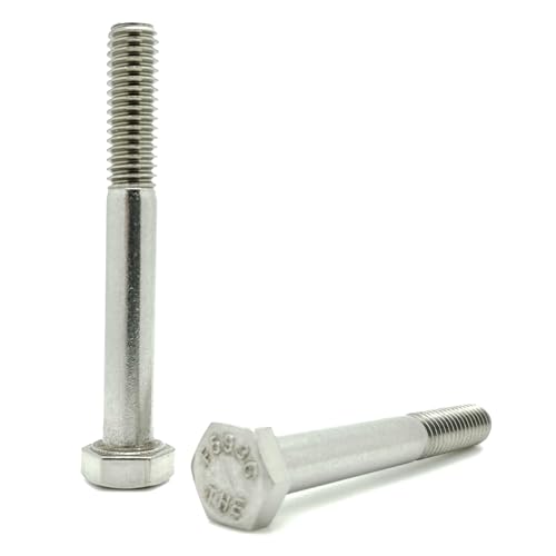 Image of 25 Qty 5 /16-18 x 2-1 /2 inch 304 Stainless Steel Hex Head Cap Screw Bolts (BCP654)