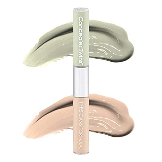 Physicians Formula Cream Dual-Ended Concealer Stick Green/Light, Neutralizing, Dark Circles, Scars, Blemishes, Eyes