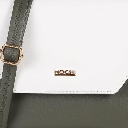 Image of Mochi Women Faux Leather Sling Bag with 3 Compartments and Magnet Flap Closure