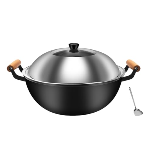 NiuniuLuck ���ؓ� �S�� ���݂̂���̂Ȃ���̗����S�� �[�߂̃V�`���[�畽���^�m���X�e�B�b�N�� IH�Ή� �ƒ�p (40cm,�X�`�[���W�{�X�`�[���w��) [���s�A���i]