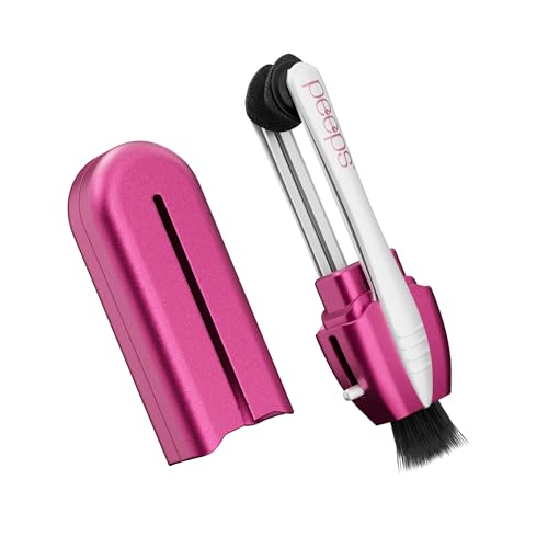 CarbonKlean Peeps Eyeglass Lens Cleaner - Efficient and Durable Carbon Microfiber Technology - Exclusively Used by NASA - 500 Uses (Soft Touch Pink)