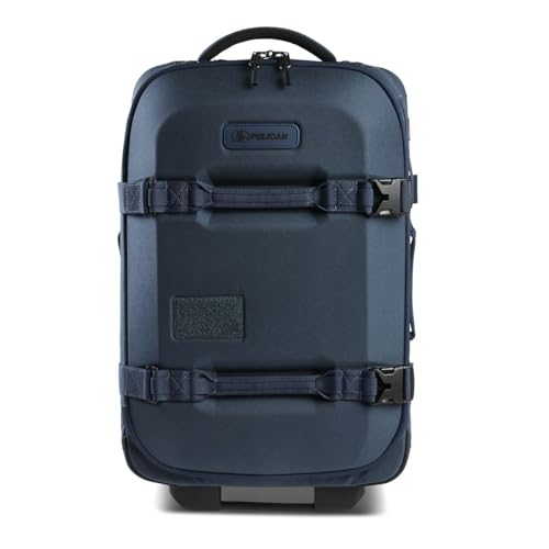 Pelican Aegis HY22 22" Wheeled Carry-On Roller Hybrid Duffel Bag, Indigo Blue, Bundle with DK5 ModPak Toiletry Bag, Black4
