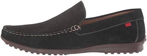 Marc Joseph New York Men's Grainy Leather Fort Hamilton Venetian Loafer, Black Suede/Contrast Stitch, 7 M US | Image 7