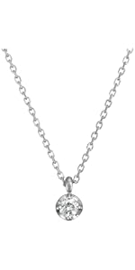 Amazon | 4℃ (ヨンドシー)0.06ct ダイヤモンド K10 ホワイトゴールド