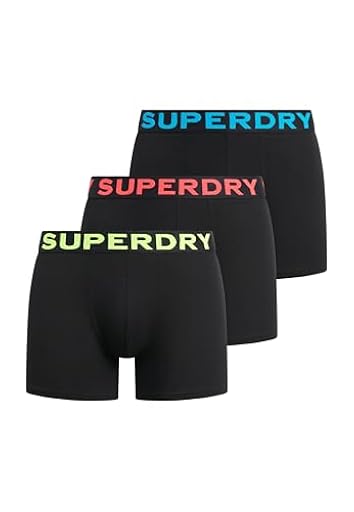 Superdry Calzoncillos Tipo bóxer Hombre (Paquete de 3) - XL | Ya disponible en tu tienda friki favorita! En mundofriki.es!