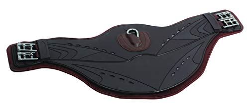 Professional's Choice VenTECH Contoured Monoflap Belly Guard Girth | Breathable & Easy-to-Clean Horse Girth | Available in Black or Brown