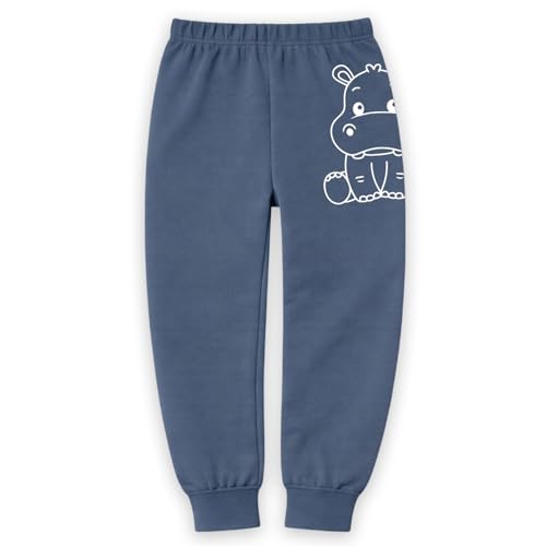 Image of Kuchipoo Boys and Girls Cotton Joggers Combo | Soft Elastic Waist | Cute Animal Prints | Everyday Wear | Pack of 5