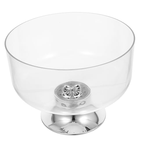 Lista de Ponchera que puedes comprar esta semana. 43 FELTECHELECTR Ponchera Elegante Con Base Cuenco Para Frutas y Dulces De Acrílico Resistente Para Decoración De Hogar