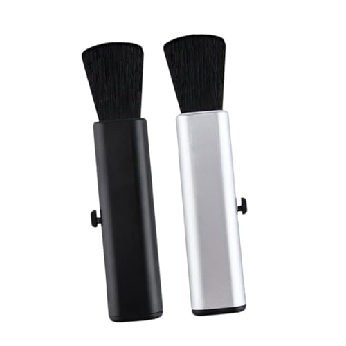 LIGIGWASH 2個 折りたたみ式ギターダストブラシ ウール素材でピアノ ウクレレ ギターのほこりや汚れを優しく除去 携帯に便利なコンパクトデザ