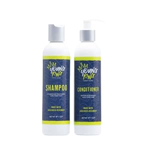 YOUNG KING HAIR CARE Children Shampoo and Conditioner Set | Cleanse and Hydrate Pure Curls | Plant-Primarily based and Hurt-Free | 8 oz every