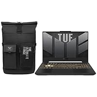 ASUS TUF Dash F15 (2022), 15.6″ (39.62 cms) FHD 144Hz, Intel Core i5-12450H 12th Gen, 4GB GeForce RTX 3050 Graphics, Gaming Laptop, FX517ZC-HN084WS + VP4700 TUF 17″ (43.18 cm) Backpack (Black)