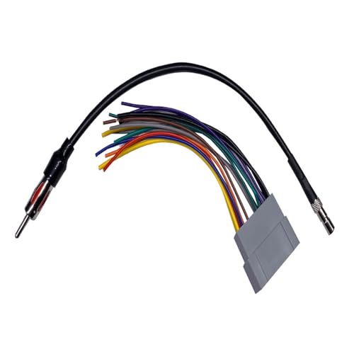 Ldabrye Arnés de cableado de radio estéreo para sistemas de sonido sin empalme, conexiones simples para una integración perfecta del reproductor de música