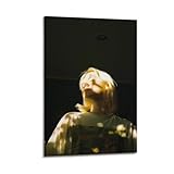YiXong Póster decorativo de mujer con pelo rubio mirando hacia arriba en el cielo, lienzo decorativo para pared e impresión artística moderna para dormitorio familiar, pósteres de 20 x 30 pulgadas (50