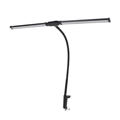 Double Head LED Desk Lamp, 10W Architect Desk Lamp 3 Color Modes Task Lamp Flexible Gooseneck for Workbench Drafting Architect Reading