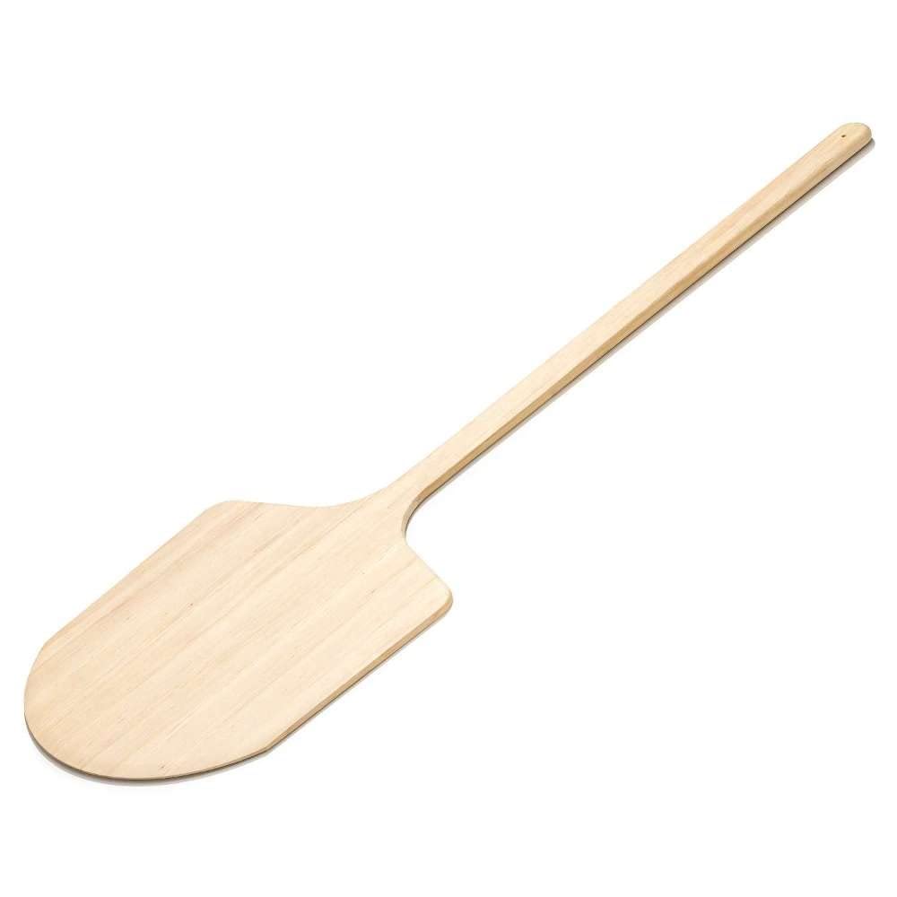 Pala para Pizza | 35x35 cm | Fabricada en Madera de Haya | Longitud Total 113,5 cm | Cómoda y fácil de Limpiar | Ideal para Preparar Perfectamente la Pizza y el Pan del Horno