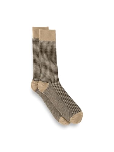 Paul Fredrick Men's Houndstooth Cotton Blend Sock