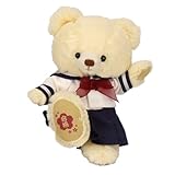 【プティルウ】《足裏プリント入り》 合格祈願 べア (12cm 4S サイズ) セーラー服 足裏プリント