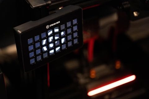 Enclosure with Adjustable Mount for Stream Deck XL For Sim Racing Rig