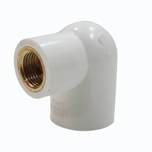 UPVC (Code 3924) 1/2 Inch X 1/2 Inch / 15MM X 15MM Brass Elbow 90 Degree Pipe Fitting Coupling Bend Pipe Connector Adapter Pack of 2 Amazon.in: Industrial & Scientific 3 Product Image