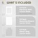 Mat Board Center, Pack of 5 Bevel Cut 11x14 White Mat for 8x10 Photo with White Core Matte Set, Includes 5 Acid Free Mats, 5 Backing Board and 5 Clear Bags