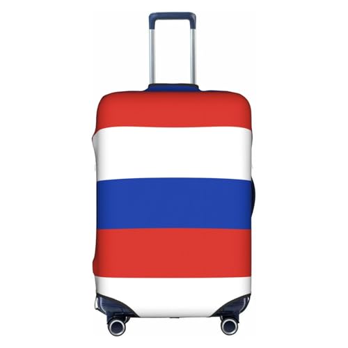 Yanyu Russian flag Print Universal Suitcase Cover Elastic Washable Travel Luggage Protector Adult Luggage