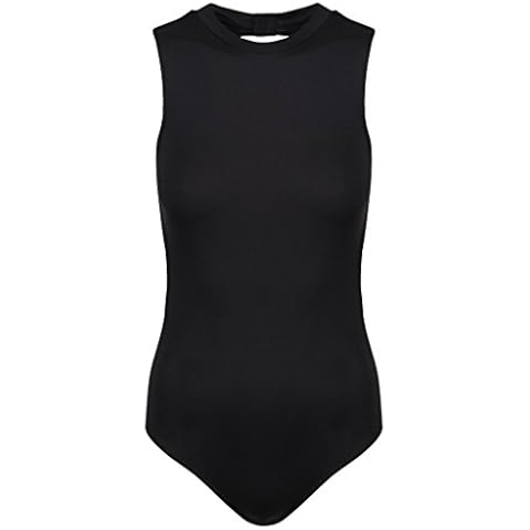 Women's Polo Neck Dance Leotard with key hole back (Large) Cover