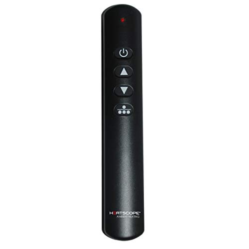 Heatscope Infrarot-Fernbedienung Handfunksender Schwarz 2-stufig für Heizstrahler Vision + Spot