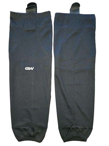 Image of GameWear SK6500 Pro Series Hockey Socks, Textured Polyester, Single-Tone Design, Black