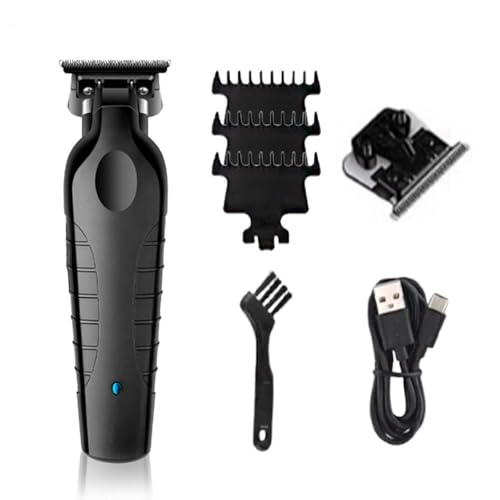 SROCOPT Blackout Trimmer, Professional New Upgrade Mens Beard Trimmer Hair Clippers Set, Cordless Rechargeable Hair Clippers for Men (Black1)