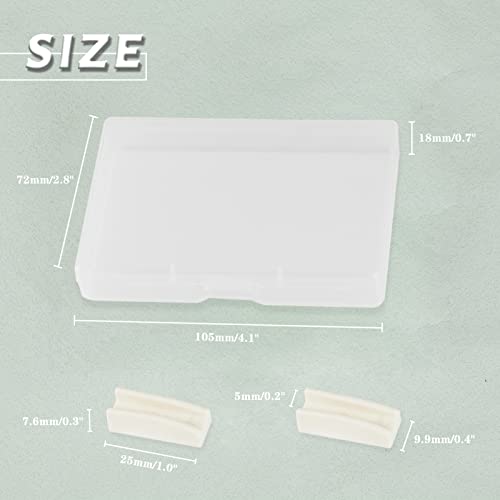 Image of Flat Nose Plier Replacement Tips with Storage Box Pair of 12 Replacement Jaws for Flat Nose Pliers Parallel Pliers Jewelry Tool Jewelry Making Pliers Tool