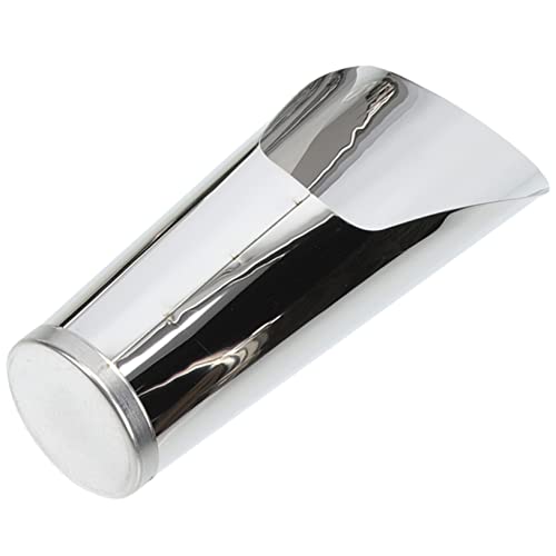 Mikikit Garden Soil Scoop Lightweight Stainless Steel Tool for Planting Transplanting Weeding Ergonomic Multi Purpose Shovel for Flowers Vegetables Bonsai Care