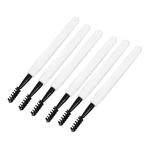 Healeved Essential Makeup Brush Set 6pcs Eyelash Mascara Brush Mascara Guard Eyelash Applicator for Eyebrows