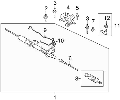 Mitsubishi 4422A051, Steering Tie Rod End