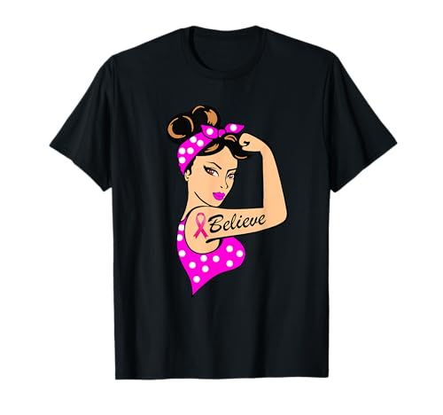 Breast Cancer Warrior Pink Breast Cancer Awareness Month T-Shirt
