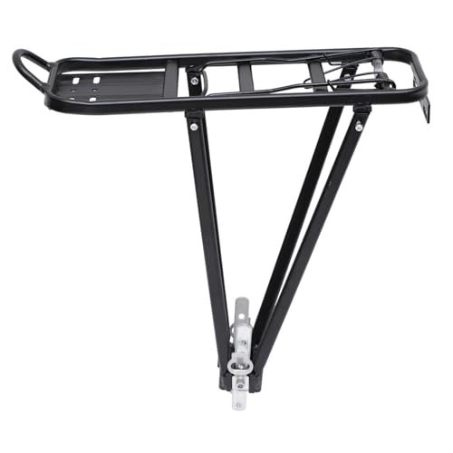 BESTonZON Bike Cargo Rack Rear Mount Luggage Carrier for Mountain Bicycles Fits Bikes for Transporting Goods Trips and Commuting