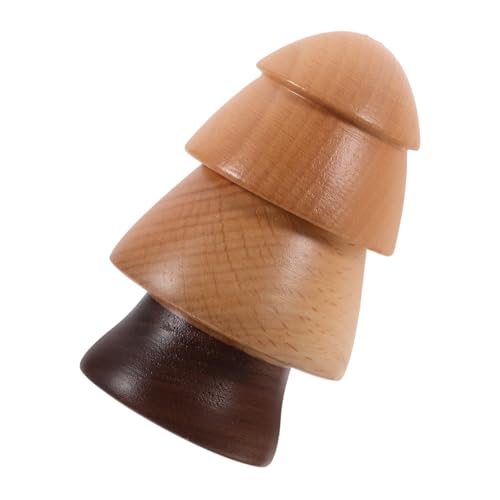 MUCKLILY Wood Toothpick Storage Container Wooden Toothpick Jar Wooden Toothpick Holder Toothpick Container