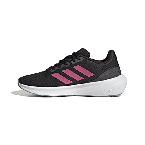 adidas Damen Runfalcon 3.0 Sneaker, core Black/Pulse Magenta/Grey six, 39 1/3 EU