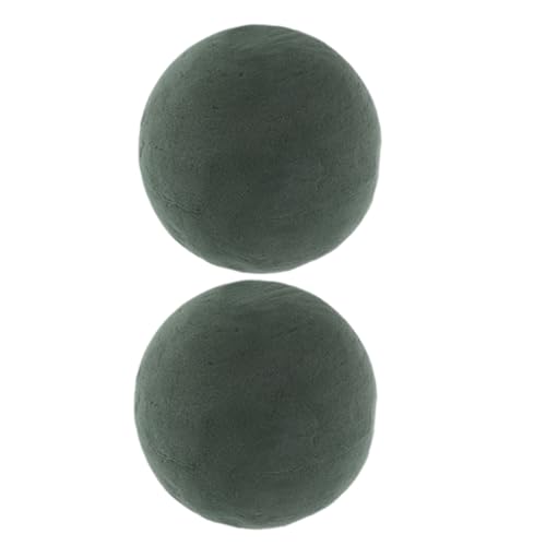Happyyami 2Pcs Round Floral Balls Absorbent Spheres for Flower Arrangements for Weddings Parties Home Decor DIY Floral Decorations Soft Phenolic Material