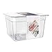 Geesta Sous Vide Container 12 Quarts with Sous Vide Rack and Lid Compatible with Anova All Models, Anova Nano, Chefsteps Joule, Instant Pot, Wancle Sous Vide Cookers Machine with Cooking Recipes