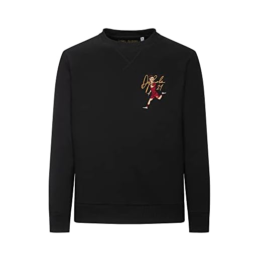 AS Roma Crewneck Negro Dybala L, Unisex Adulto
