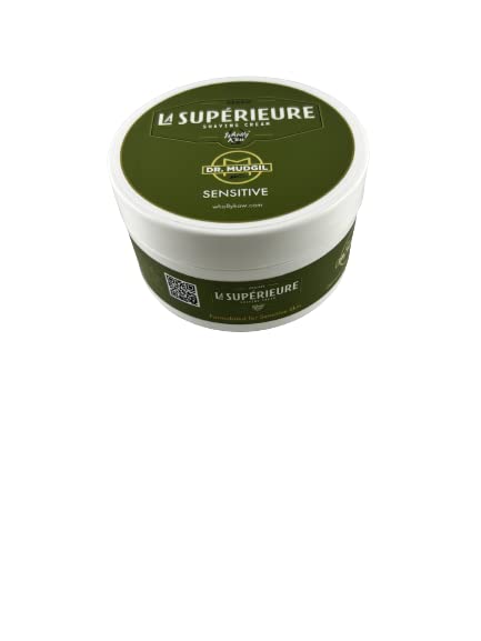 Dr Mudgil Sensitive Unscented Shave Cream - Dermatologist Approved. Vegan, Beta Carotene, Antioxidants. Not tested on animals, No Animal Ingredients. 5.29 oz or 150 grams image 2