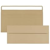CINSOEN - Paquete de 200 sobres Kraft #10 para negocios, sobres estándar, autosellables, 4 1/8 x 9 1/2 pulgadas, tamaño...