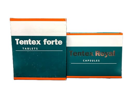 Himalya Herbal Men’s Health Pack, Tentex Forte and Royal Combo 50-50 Capsules Each I Herbal Formulation I Helps Improve Physical Performance I Clinically tested I Improves Strength & Stamina