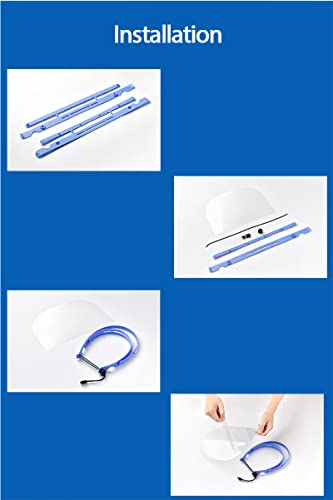 Faxiang Safety Face Shield With Adjustable Headband,Anti-Fog Face Shield,Reusable Ultra Clear Protective Face Shields For Men Women(2 Pack) #TOP7